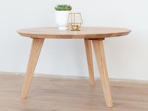 Okrúhly stôl ORB masívny dub, ⌀ 70 cm