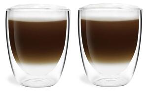 Dvojstenné/na latte sklenené hrnčeky v súprave 2 ks 320 ml Amo – Vialli Design