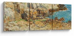 Obraz - Childe Hassam, A North East Headland, reprodukcia (s hodinami) (90x30 cm)