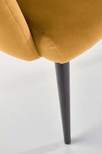 Halmar K410 jedálenská stolička horčicová velvet