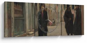 Obraz - John Singer Sargent, Street in Venice, reprodukcia (s hodinami) (90x30 cm)