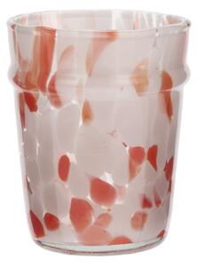 Pohár z brokového skla Pink/Orange 200 ml