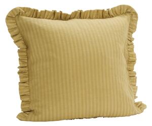 Poťah na vankúš Ruffled Light Yellow 50 × 50 cm