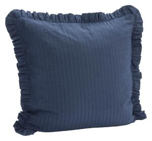 Poťah na vankúš Ruffled Dark Blue 50 × 50 cm