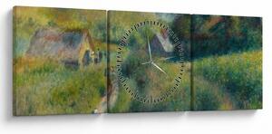 Obraz - Auguste Renoir, The Mussel Harvest, reprodukcia (s hodinami) (90x30 cm)