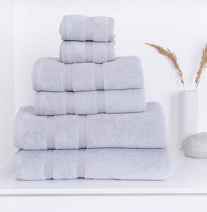 Matějovský DEVON grey svetlý - uteráky, osušky sivá Bavlna 70x140 cm