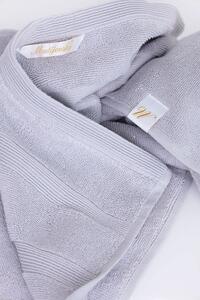 Matějovský DEVON grey svetlý - uteráky, osušky sivá Bavlna 70x140 cm