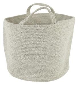 Úložný kôš s úchytmi COTTON HAVEN 35x35 cm - viac farieb Farba: Svetlosivá