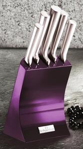 BERLINGERHAUS Súprava nožov v stojane 6 ks nerez Royal Purple Metallic Line BH-2671