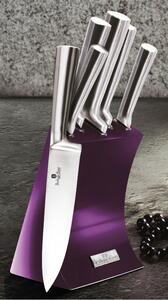 BERLINGERHAUS Súprava nožov v stojane 6 ks nerez Royal Purple Metallic Line BH-2671