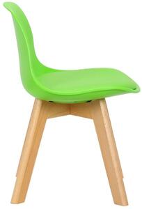 Detská stolička Haisley zelená