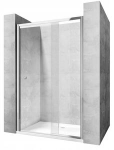 Rea Viktor, otočné sprchové dvere 77-97cm x 1900 mm, 6mm číre sklo, chrómový profil, REA-K0548