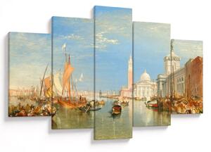 Obraz - Joseph Mallord William Turner, Venice the Dogana and San Giorgio Maggiore, reprodukcia (150x105 cm)