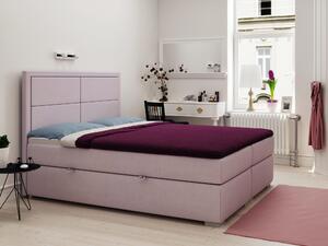 Manželská posteľ Boxspring 160 cm Menorra (ružová) (s úložným priestorom). Vlastná spoľahlivá doprava až k Vám domov. 1020312