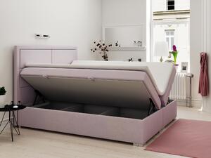 Manželská posteľ Boxspring 140 cm Menorra (ružová) (s úložným priestorom). Vlastná spoľahlivá doprava až k Vám domov. 1020311