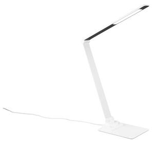 Biela LED stmievateľná stolová lampa (výška 72 cm) Travis – Trio