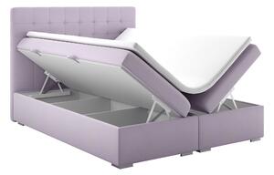 Kontinentálna posteľ 140 cm Clady (svetlofialová) (s úložným priestorom). Vlastná spoľahlivá doprava až k Vám domov. 1020251