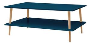 Konferenčný stolík KORO LOW Wide 110x70cm - Petrol Blue