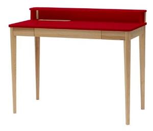 Stôl ASHME šírka 110 x hĺbka 56 x výška 75 cm - červený