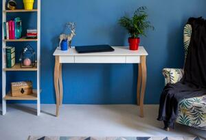 Písací stôl LILLO 85x40cm Čierne nohy / námornícka modrá