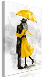 Obraz - Pod žltým dáždnikom 40x60