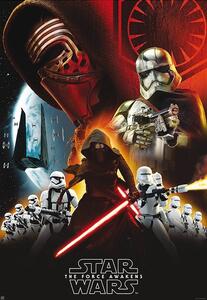 Plagát, Obraz - Star Wars - Groupe First Order, (68 x 98 cm)