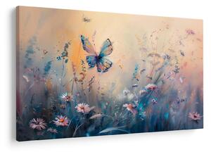 Obraz - Lúka s motýľom II. (90x60 cm)