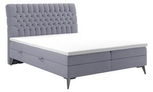Manželská posteľ Boxspring 140 cm Molera (fialová) (s úložným priestorom). Vlastná spoľahlivá doprava až k Vám domov. 1020323