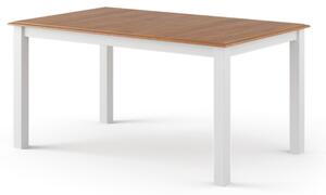 Jedálenský stôl BELLU biela/prírodná