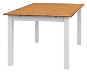 Jedálenský stôl BELLU biela/prírodná