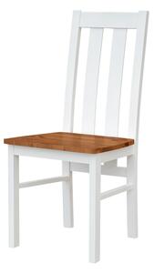 Jedálenská stolička BELLU dub/biela