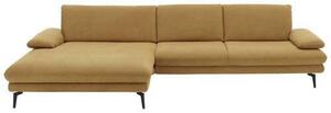 ROHOVÁ SEDACIA SÚPRAVA, textil, kari žltá Dieter Knoll - Sedačky