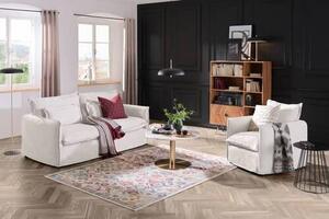 KRESLO, textil, biela Livetastic - Online Only obývacie izby, Online Only
