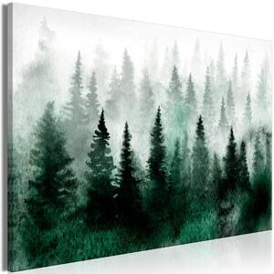 Obraz - Škandinávsky hmlistý les 90x60