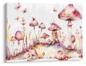 Obraz - Ružová víla (70x50 cm)