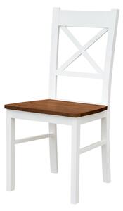 Jedálenská stolička BELLU orech/biela