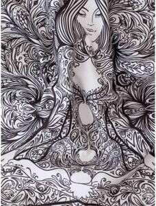 Obliečka na vankúš mikroplyš 45 × 45 cm - Buddha 6 L02