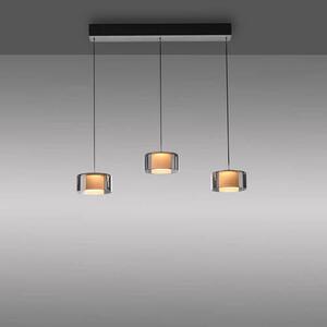 ZÁVESNÉ LED SVIETIDLO, 66/15/220 cm - Interiérové svietidlá