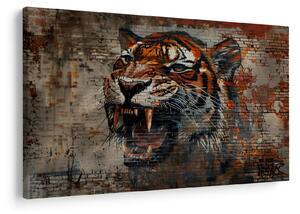 Obraz - Tiger z tehál (90x60 cm)