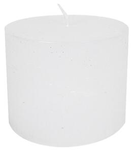 Biela nevonná sviečka M valec - Ø10*10cm - Mars & More