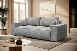 ROZKLADACIA POHOVKA, textil, sivá MID.YOU - Sedačky, Online Only