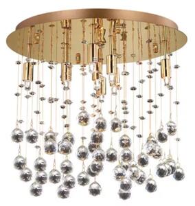 Stropné svietidlo Ideal lux 080932 MOONLIGHT PL8 ORO 8xG9 40W