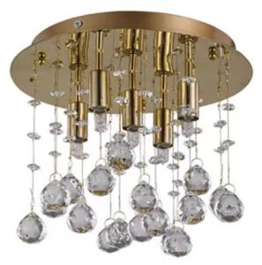 Stropné svietidlo Ideal lux 094663 MOONLIGHT PL5 ORO 5xG9 40W