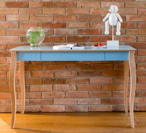 Stôl ToDo šírka 120 x hĺbka 58 cm - modrý