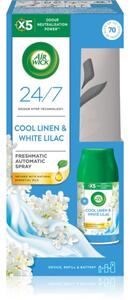 Air Wick Freshmatic Cool Linen & White Lilac automatický osviežovač vzduchu s náplňou 250 ml