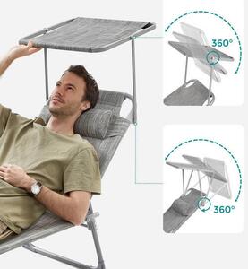 LEŽADLO NA OPAĽOVANIE kov, textil Modante - Online Only záhrada, Online Only