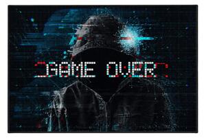 Protišmykový herný koberec Game Over
