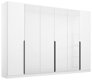 SKRIŇA S OTOČNÝMI DVERAMI, biela, biela s vysokým leskom, 271/210/54 cm Rauch Möbel - Online Only zostavy, Online Only
