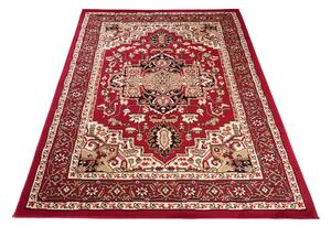 TA Koberec Q011A RED EUFRAT BLX Červený Obdĺžnikový Rozmer: 70X140 cm