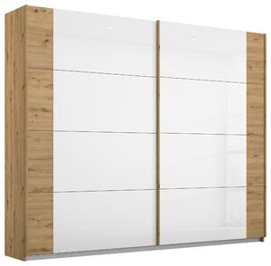 SKRIŇA S POS. DVER. – HOR.VED, biela, dub artisan, 226/210/62 cm Rauch Möbel - Online Only zostavy, Online Only
